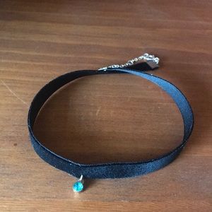 Black Velvet Choker 14 in. adjustable